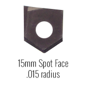 15mm Spot Face .015 Radius